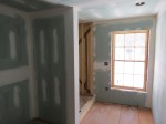 New sheetrocked walls
