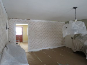 Side of wall from Dining Room (before)