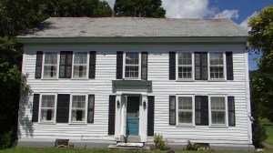 Exterior shot of house when we first purchased it