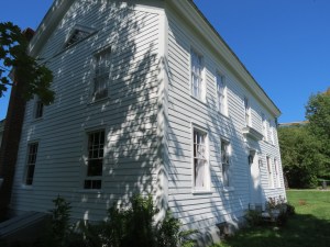 West side of House in shadow